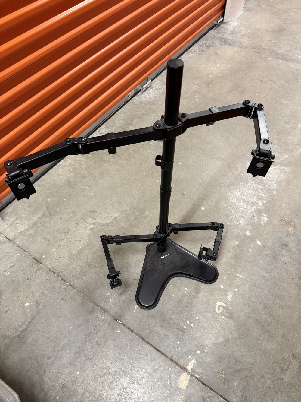Adjustable Black Multi-Arm Monitor/Accessory Stand - Picture 1 of 2